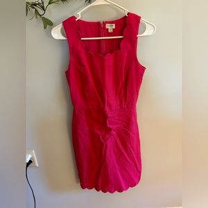 J Crew Cocktail Dress Hot Pink Size 00